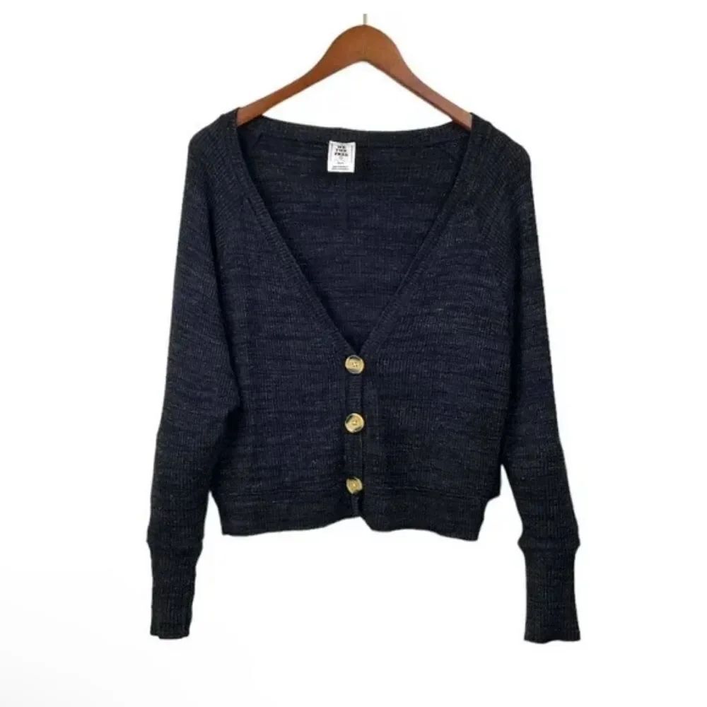 We The Free Charcoal Grey Cardigan